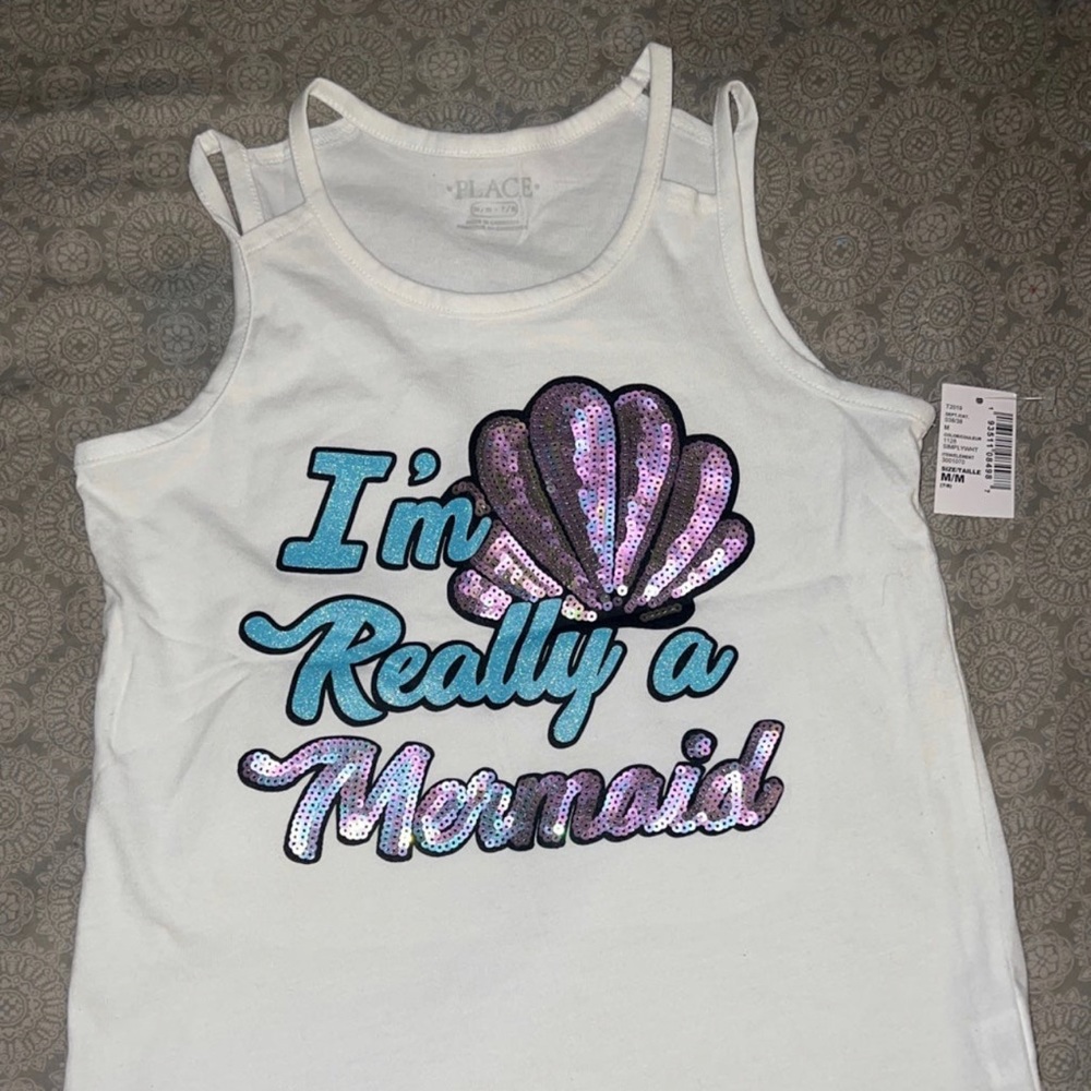 Sequins I’m Really A Mermaid Tank